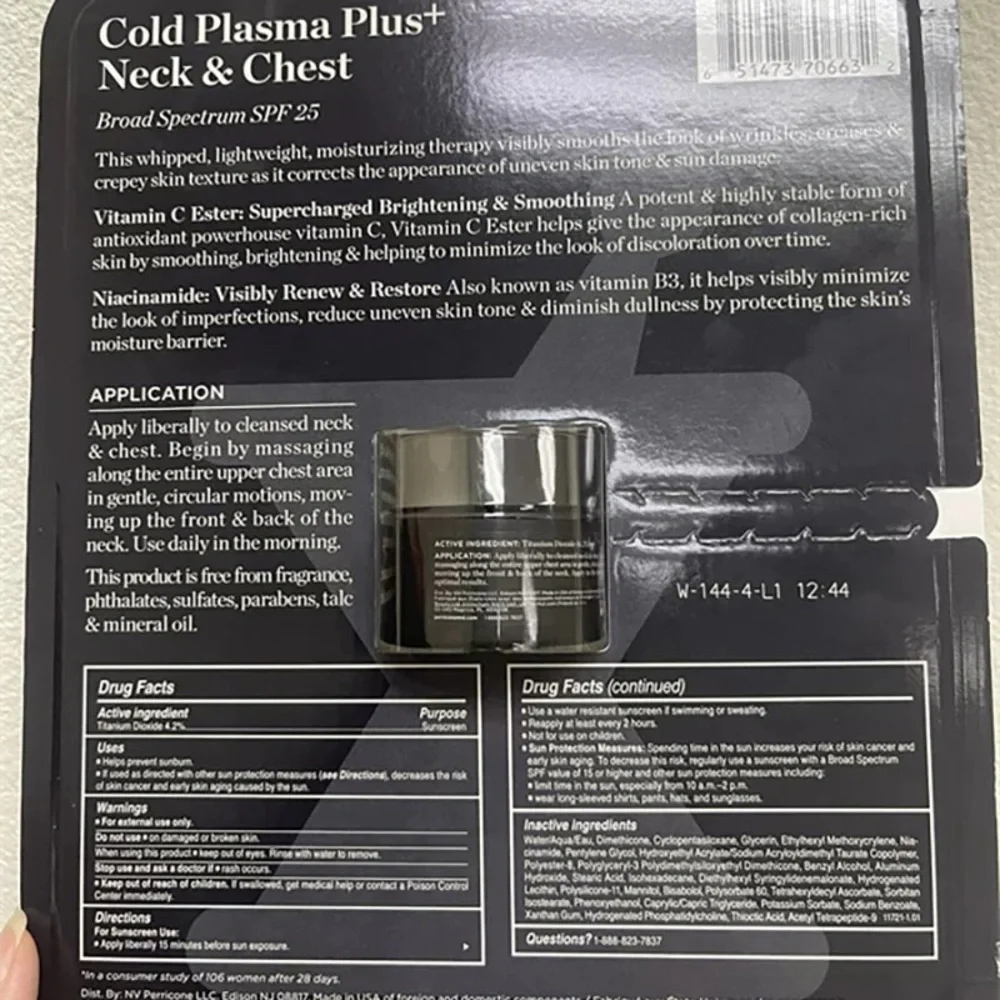 1 pack Perricone MD Cold Plasma Plus+ / Neck & Chest Broad Spectrum Full…